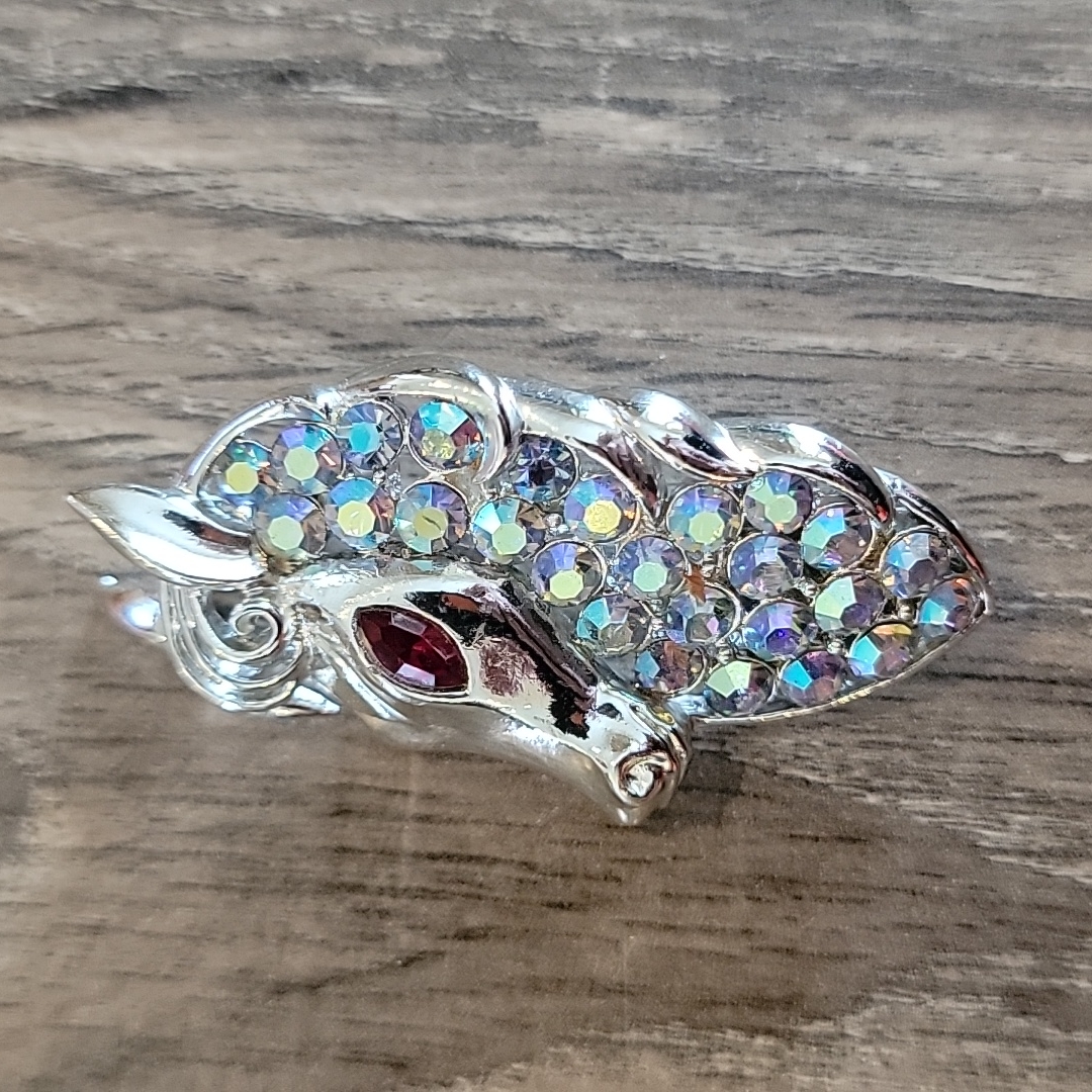 Vintage Coro Brooch Horse